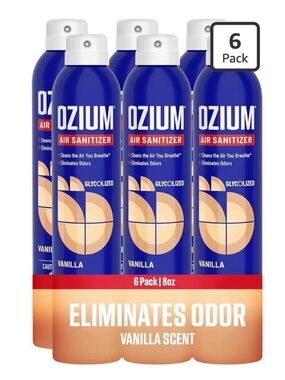 Ozium Air Sanitizers & Odor Eliminators for Homes, Cars, Garages, Etc.